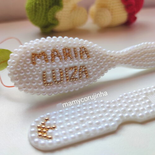 Pente + escova Maria Luiza