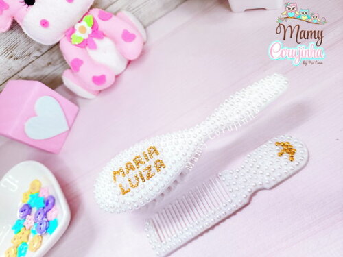 Pente + Escova Maria Luiza