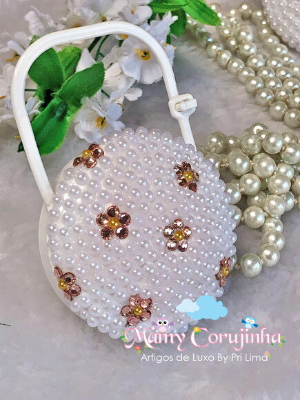 PORTA CHUPETA FLORES