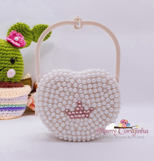 Porta Chupeta Marfim princess