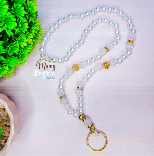 Porta Crachá Brc com Dourado