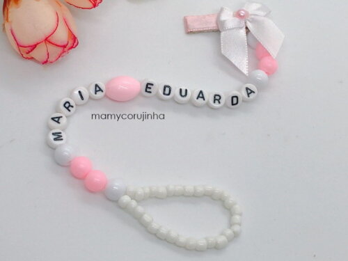 Prendedor chupeta Maria Eduarda
