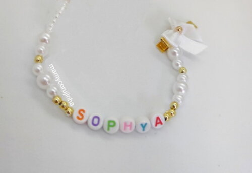 Prendedor chupeta Luxo SOPHYA