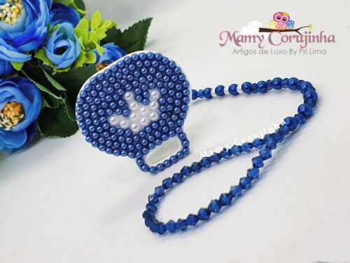 Prendedor de Luxo Azul marinho