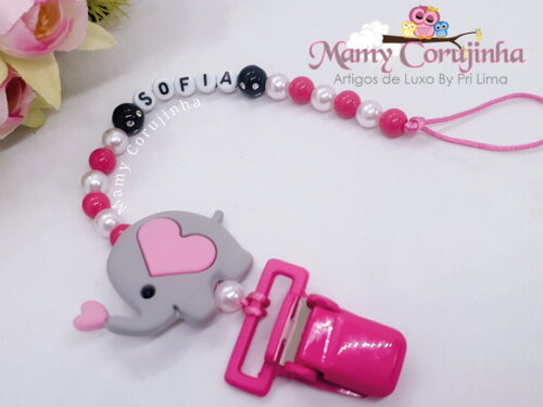 Prendedor Luxo Elefante