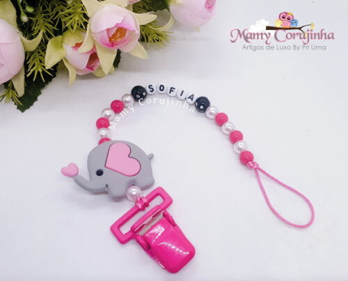 Prendedor Luxo Elefante