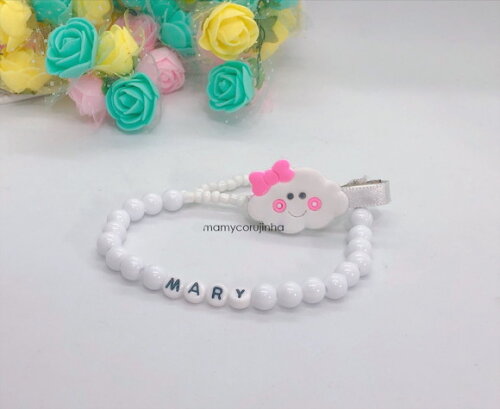 Prendedor luxo Nome MARY