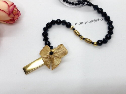 Prendedor simples preto