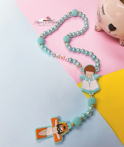 Terço Personalizado Infantil Davi