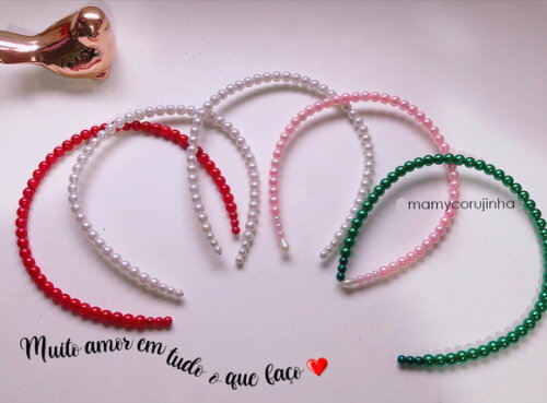 Tiara em pérola