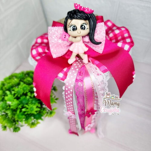 Tiara Luxo Chapéu Rosa