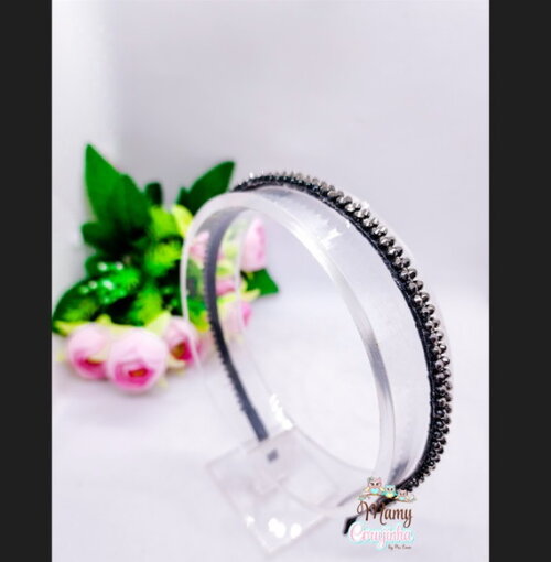 Tiara Strass Preta