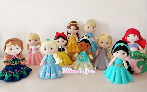 Princesas em feltro