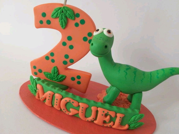 Mini Topo De Bolo Dinossauro