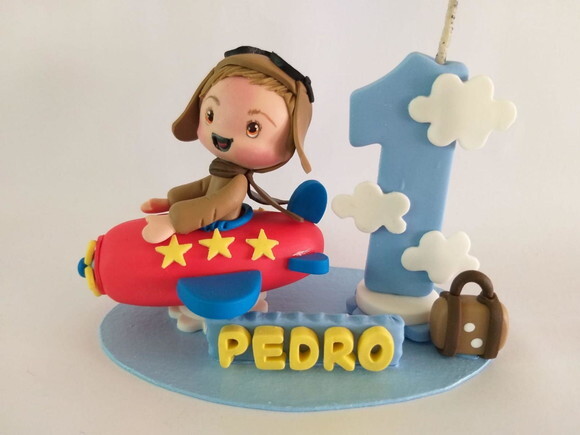 Topo de Bolo Aviador