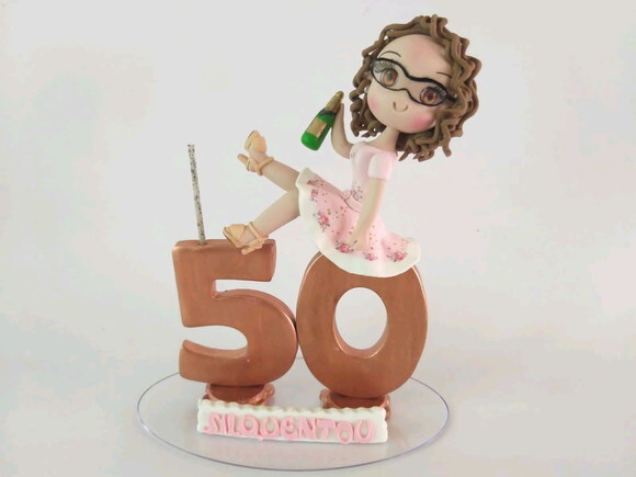 Topo de bolo De repente 50