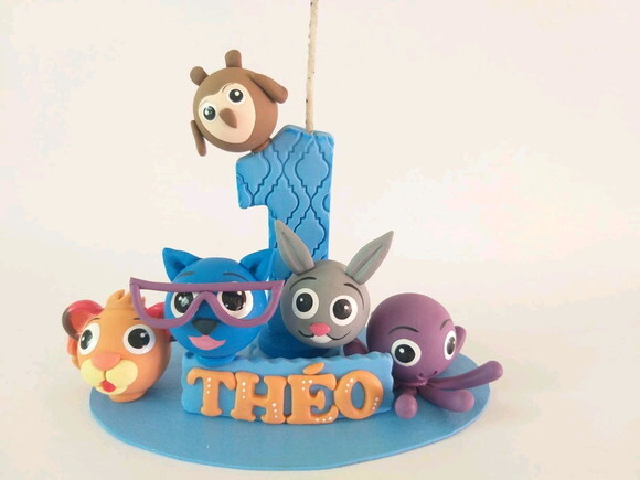 Topo De Bolo Em Biscuit Personalizado