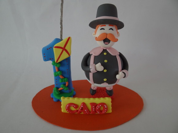 Topo De Bolo Em Biscuit Personalizado