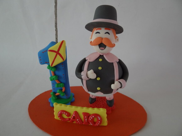 Topo De Bolo Em Biscuit Personalizado
