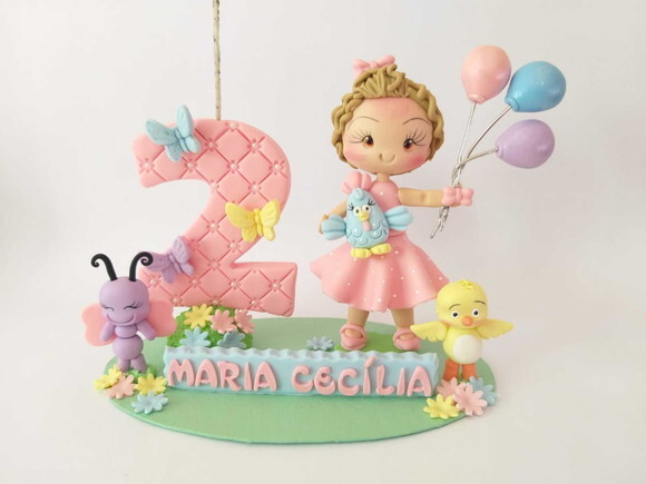Topo de Bolo Galinha Pintadinha