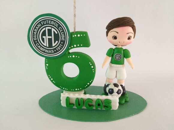 Topo de Bolo Futebol Guarani