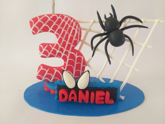 Topo De Bolo Homem Aranha