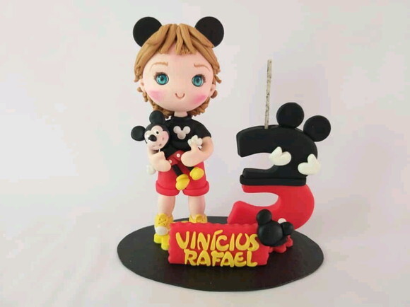 Topo De Bolo Menino Mickey