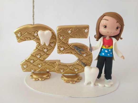 Topo De Bolo Personalizado Em Biscuit