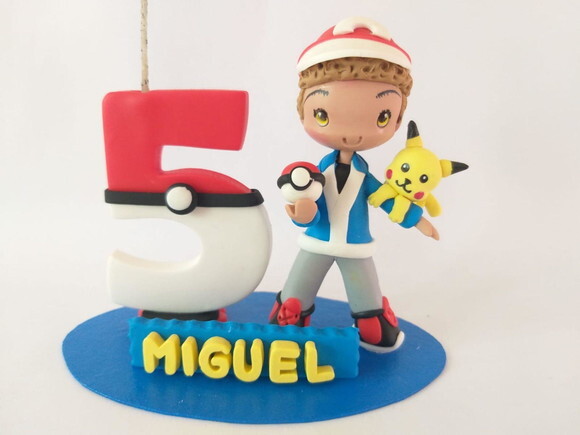 Topo De Bolo Pokemon Personalizado