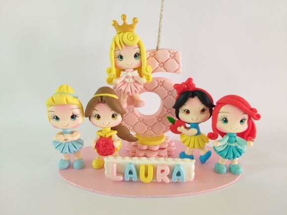 Topo de Bolo Princesas