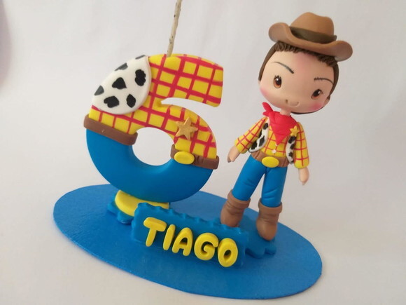 Topo De Bolo Toy Story Personalizado