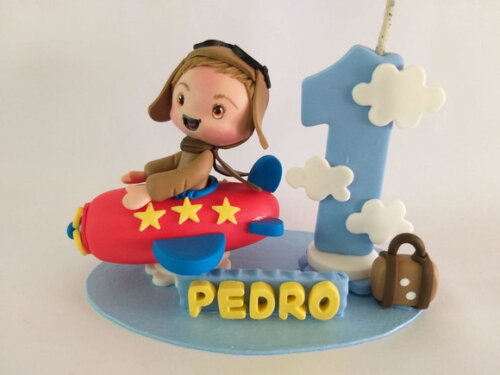 Topo de Bolo Aviador