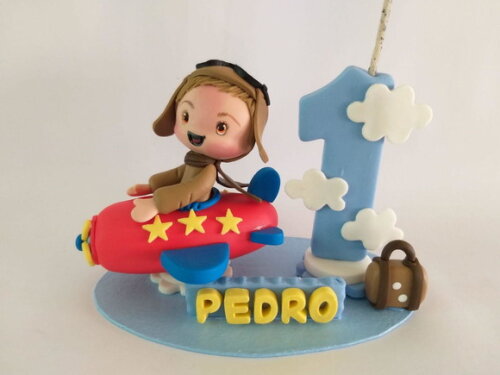 Topo de Bolo Aviador