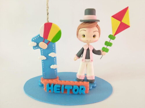 Topo De Bolo Em Biscuit Personalizado
