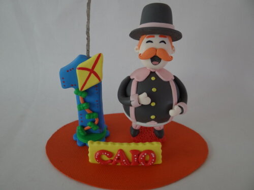 Topo De Bolo Em Biscuit Personalizado