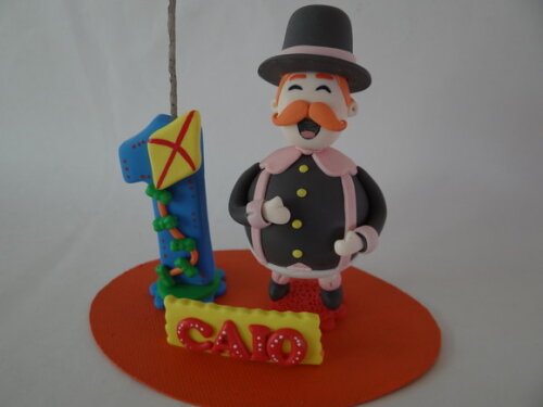 Topo De Bolo Em Biscuit Personalizado