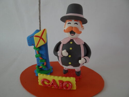 Topo De Bolo Em Biscuit Personalizado