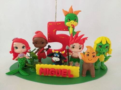 Topo de Bolo Folclore Brasileiro Personalizado