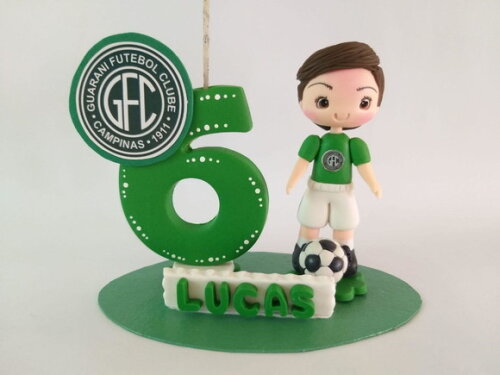 Topo de Bolo Futebol Guarani