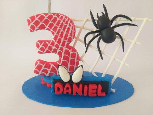 Topo De Bolo Homem Aranha