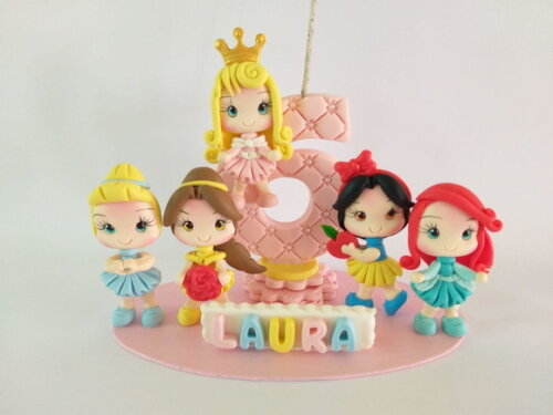 Topo de Bolo Princesas