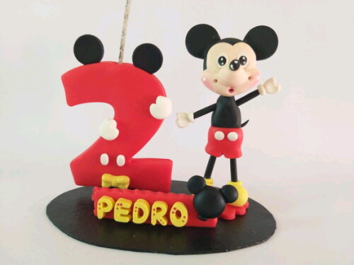 Vela Mini Topo De Bolo Ratinho