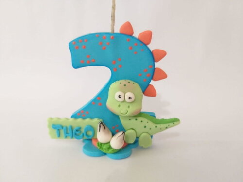 Vela Personalizada Dinossauro Baby