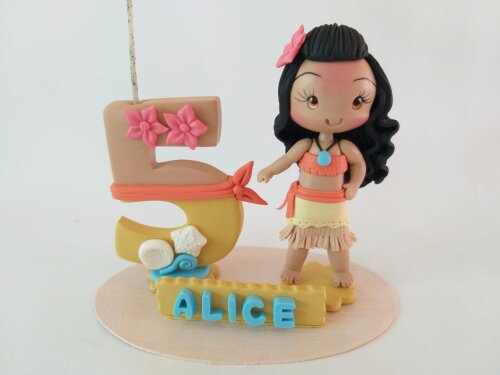 Vela Topo De Bolo Moana