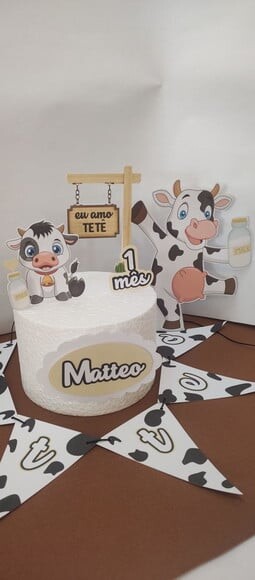 Kit Mesversário Eu Amo Tetê