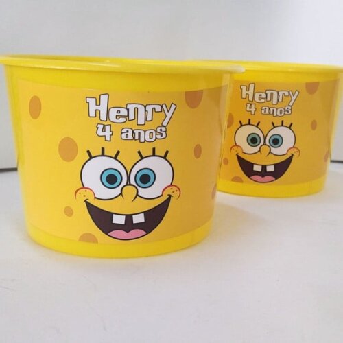 Balde de Pipoca Bob Esponja