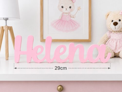 Nome Personalizado para Quarto de Bebê - 29cm