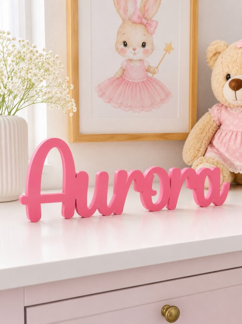Nome Personalizado para Quarto de Bebê - 29cm