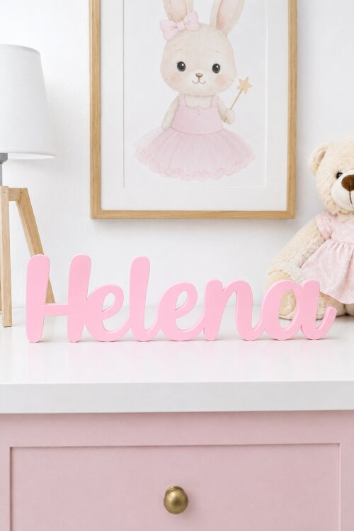 Nome Personalizado para Quarto de Bebê - 15cm