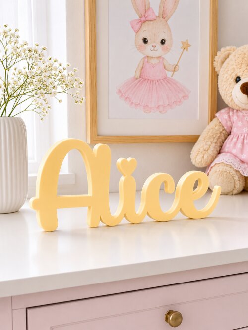 Nome Personalizado para Quarto de Bebê - 15cm